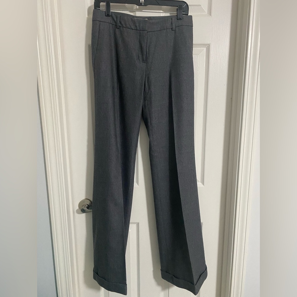 Burberry Charcoal Gray Trousers, Size US 8
